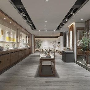 新中式博物馆3D模型下载